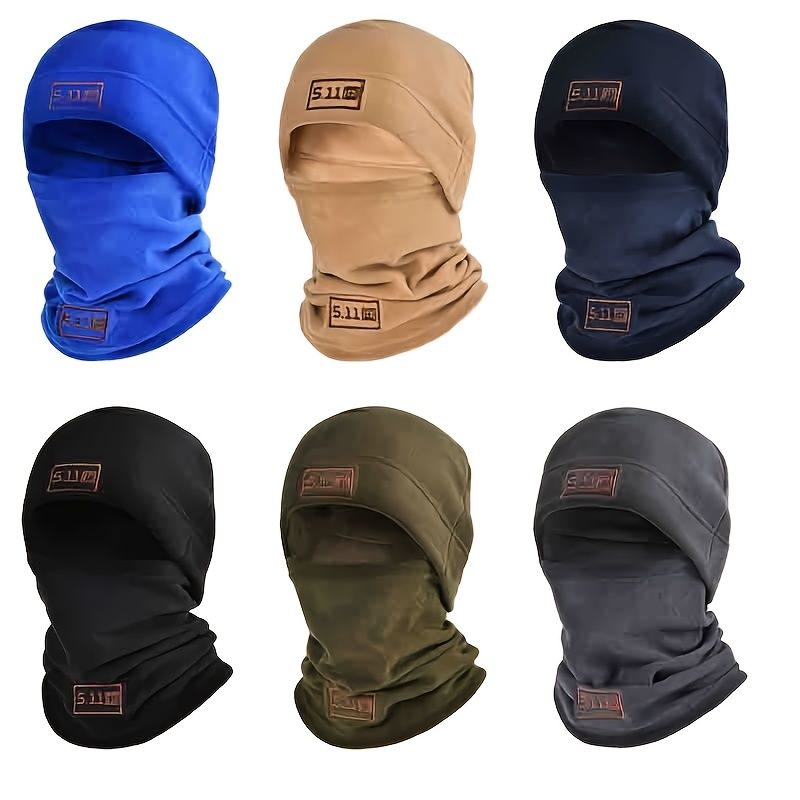 Püsi soojas ja kaitstud: Polar Fleece Balaclava kapuutsiga näomask jalgrattasõiduks, suusatamiseks ja treenimiseks_voghion.com