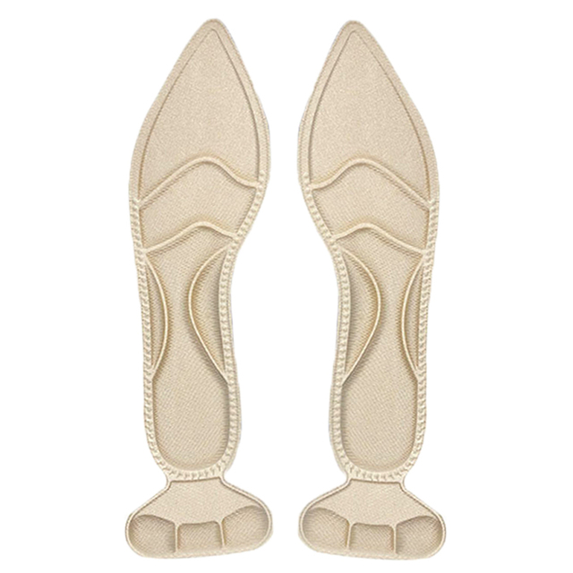 Memory Foam Frauen High-Heel Schuhe Einlegesohlen Anti-rutsch Cutable Einlegesohle Komfort Atmungsaktive Fußpflege Massage Schuh Pads_voghion.com