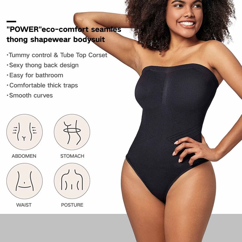 kroppsformande i ett stycke, avtagbart hängselrör för kvinnor, toppkorsett Shapewear i ett stycke, anpassning av kroppsformande plagg_voghion.com