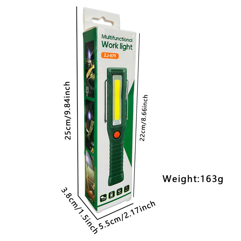 Multi-functional handheld work light strong flashlight USB rechargeable strong magnetic hook car maintenance light_voghion.com