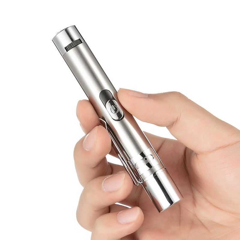 Teaser Wand USB Rechargeable Cat Toy Infrared Multi-Functional Self-Entertainment Laser Pointer Pet Supplies_voghion.com
