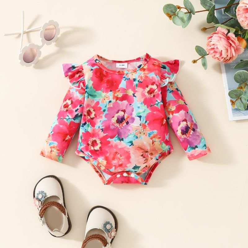 Vêtements pour enfants 2024, maillot de bain d'été, nouvelle collection, imprimé, barboteuse tendance pour bébé fille, vêtements pour ramper, vêtements pour enfants d'un an_voghion.com