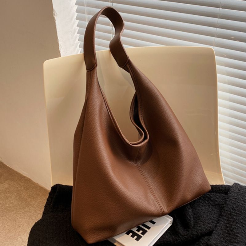 Große Kapazität für Frauen Frühling Sommer Neue Mode Single Shoulder Hochwertige Textur Mutter-Tochter-Eimer Pendler_voghion.com