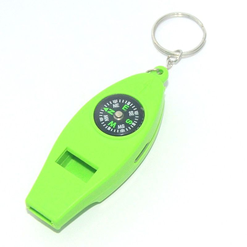 4-in-1 Survival Whistle – Emergency Outdoor Tool With Fire Starter, Compass, & Signal Mirror For Camping, Hiking & Adventures_voghion.com