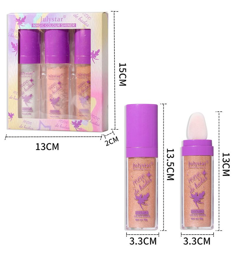 Fairy Flapping for 3D Facial Sculpture and Body Brightening Powder Multi functional High Light Stick Set Box_voghion.com