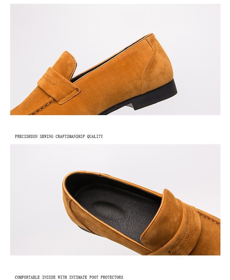 Large Size Men's Lazy Leather Shoes_voghion.com