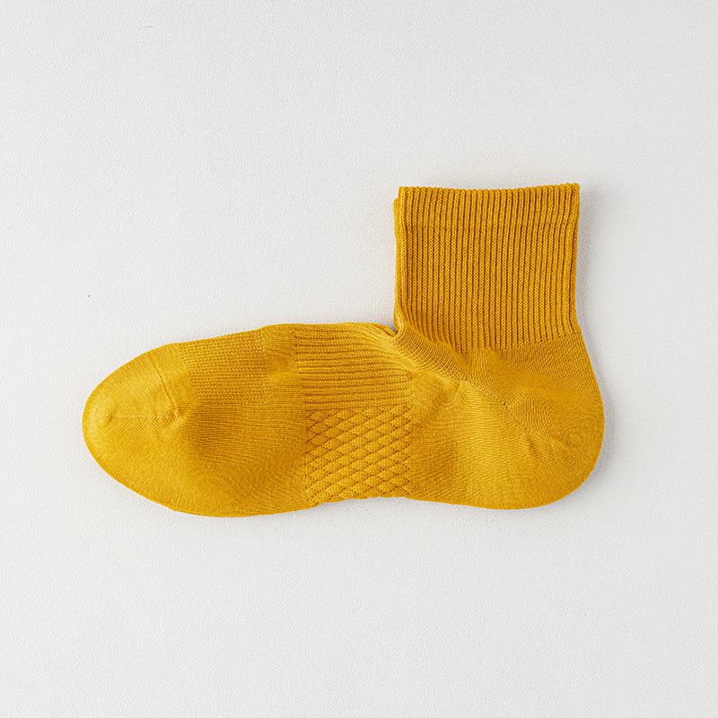 2025e Summer Deodorant Sweat-Absorbing Thin Cotton Short All-Cotton Sports Mesh Low-Cut Seamless Men's Socks_voghion.com