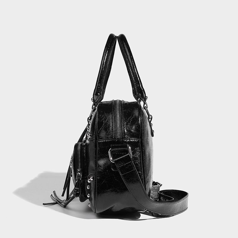 Borsa a tracolla sottobraccio con palla da bowling, borsa versatile Sweet Cool Girl_voghion.com