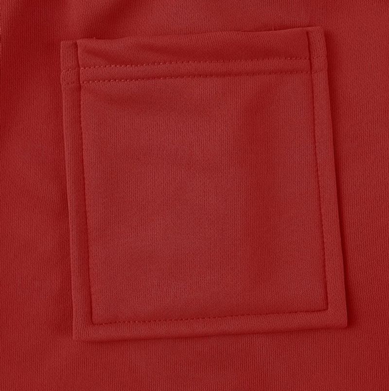 Pantalon de jogging cargo pour homme avec taille élastique et cordon de serrage - Pantalon décontracté multi-poches pour l'entraînement, la course et le quotidien (noir, rouge)_voghion.com