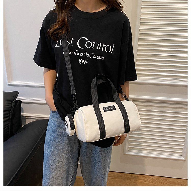 2024 New Versatile Nylon Boston Women's Fashion Commuter Handheld Pillow Casual One Shoulder Crossbody Bag_voghion.com