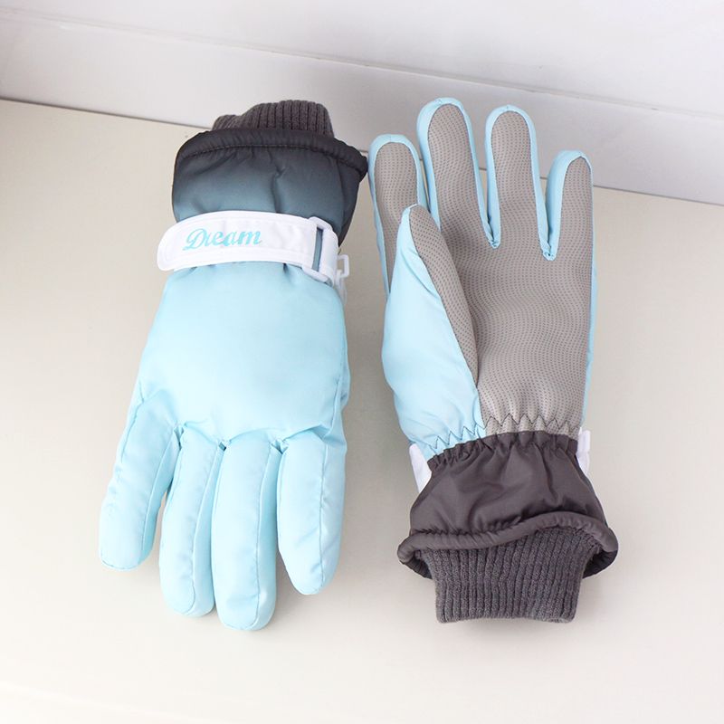 Paar verdickte Fleece-Kälteschutz-Fahrrad-Skihandschuhe_voghion.com