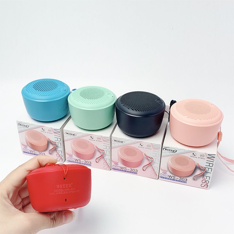 WS-303 New Mini Wireless Bluetooth Speaker Outdoor Portable Large Volume Creative Small Audio Gift_voghion.com