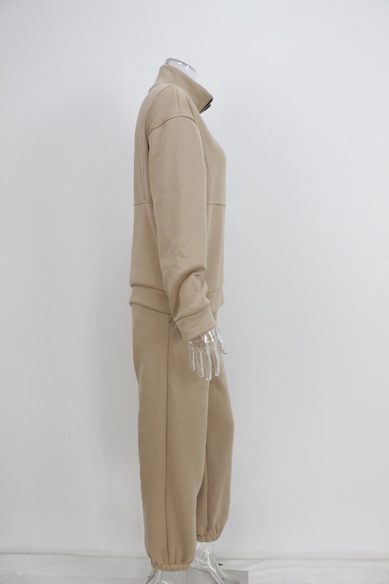 Women’s Clothing Spring Women's Two piece Suit ins Sweater Fleece Fashion Leisure Sports Suit_voghion.com