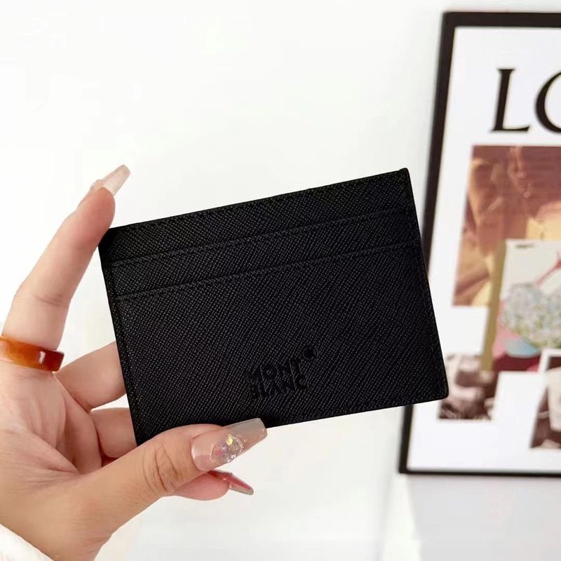 Nuovo portadocumenti con clip semplice, ultrasottile, con più scomparti per carte, unisex, marchio alla moda_voghion.com