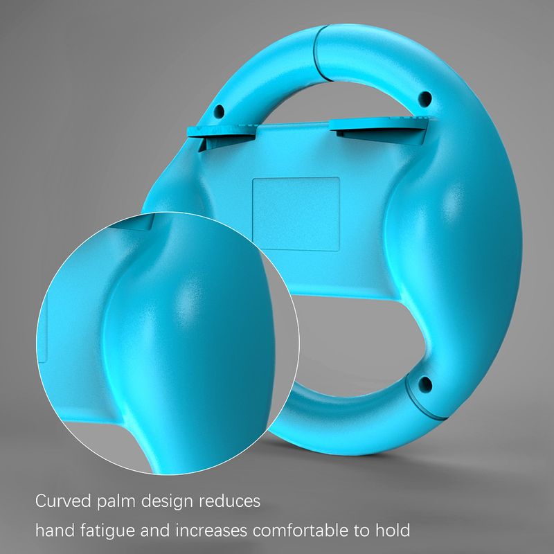 Racing Wheel (2PCS) – Joy-Con Steering Wheel , Switch 2 Accessories, Motion Control, Ergonomic Grip – Lightweight ABS Racing Game Controller_voghion.com