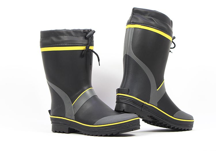 Bahar ve Yaz Nefes Alabilen Erkek Moda Lastik Botlar_voghion.com