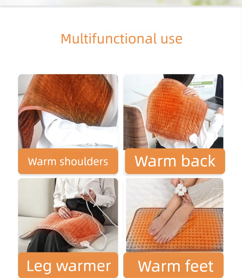 Multifunctional Electric Heating Pad - Small Physiotherapy Home Body Warming Blanket, Portable_voghion.com