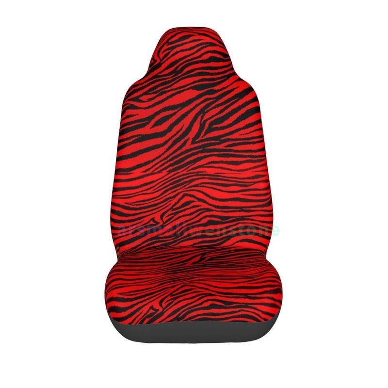 Zebra Stripe 2PCS Car Seat Anti Fouling And Convenient Protective Cover Unique Style_voghion.com