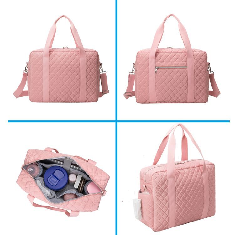 Koreanische Ins Neue Plaid Tragbare Leichte Mutter Und Baby Tasche, Reise Große Kapazität Mama Tasche MOMMY BAG_voghion.com