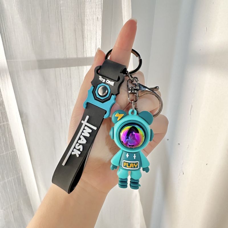 Portachiavi per auto con ciondolo a forma di coppia di orsi con fulmini, alla moda, piccolo regalo._voghion.com