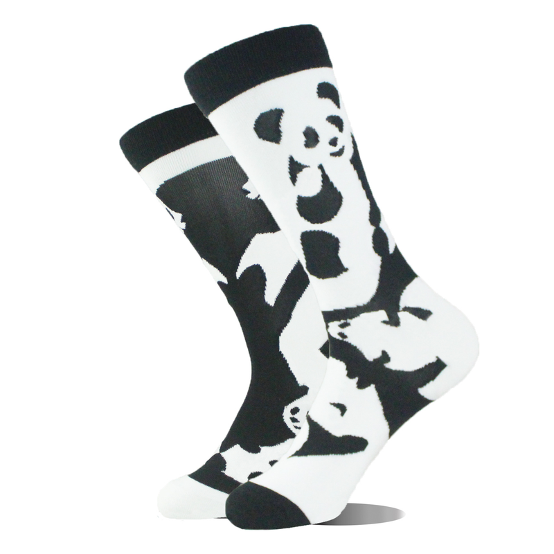 Nieuwe trendy creatieve AB asymmetrische katoenen modieuze en gepersonaliseerde jacquard paarsokken_voghion.com