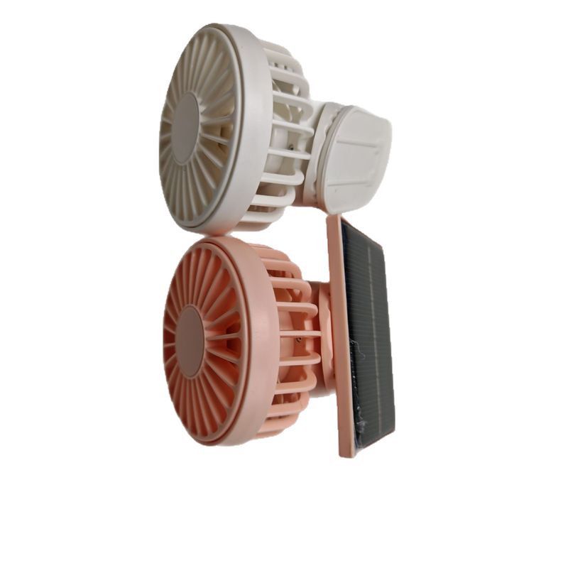 Solar-Clip-Ventilator – USB/Solar wiederaufladbare Clip-on-Kappe, tragbar für Outdoor-Sport und Desktop_voghion.com