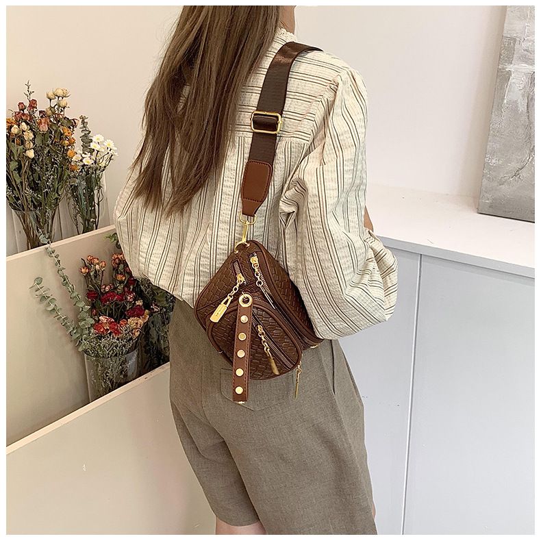Neue modische und vielseitige gewebte Umhängetasche für Damen, Brusttasche, heißer Verkauf, Freizeittasche_voghion.com