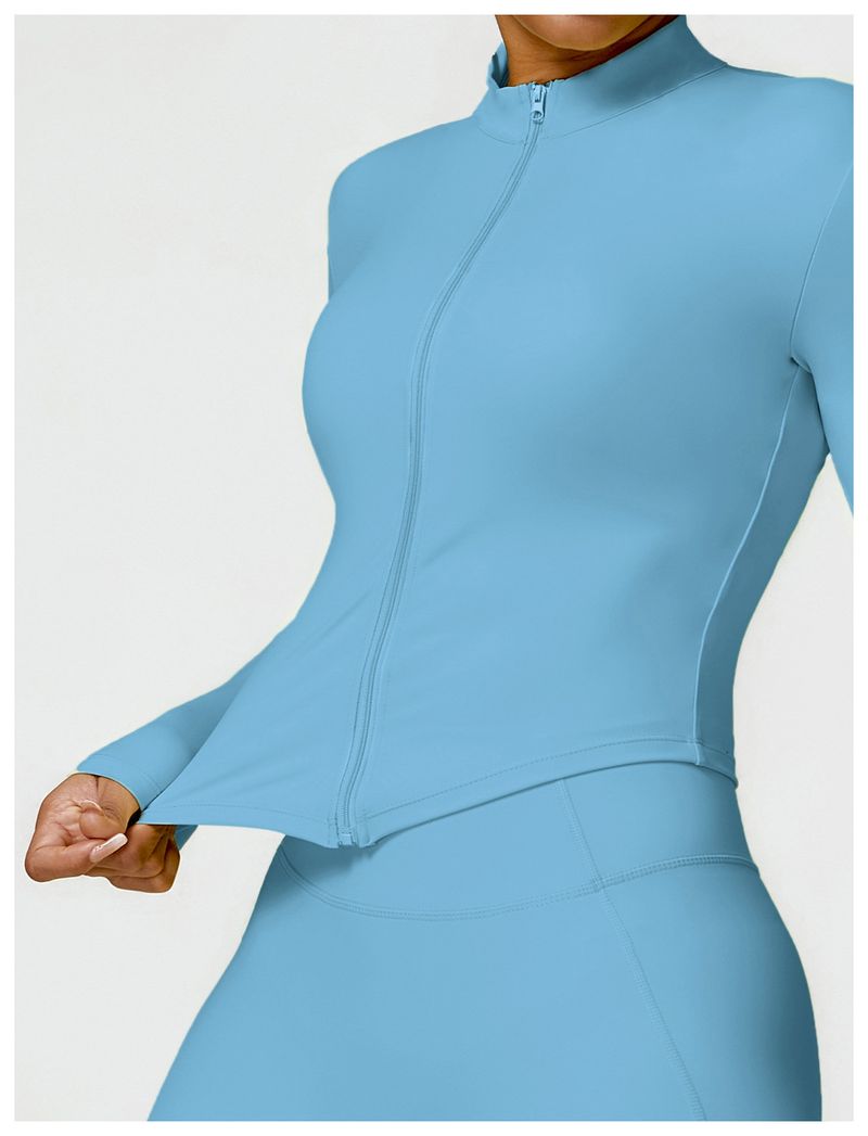 Γυναικεία Ρούχα Γυμναστικής με Στεγνό, Γυμναστήριο, Στενή, Μακρυμάνικη Μπλούζα Γιόγκα, για Τρέξιμο, 8503_voghion.com