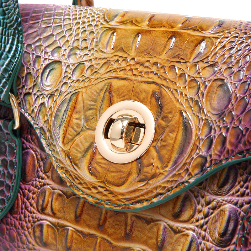 Borsa da ascella portatile retrò, da donna, con motivo a coccodrillo_voghion.com