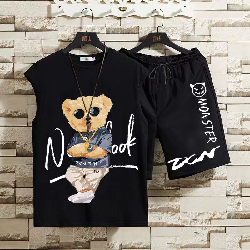 Härekleeder Grouss Quantitéit an exzellent Häreshorts Häreweste Kostüm Shorts Hären trendy komplett Set vun trendy Fräizäit_voghion.com