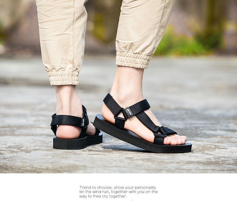 Herrensandalen Einfache Casual Sommerschuhe Bequeme Turnschuhe Outdoor Strandurlaub Sandalen 2023 Neue männliche Casual Sandalen Schuhe_voghion.com