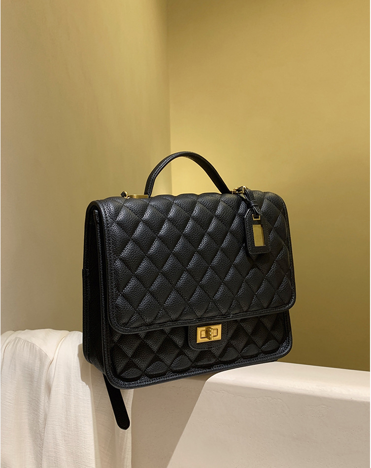 Ghana Preface Backpack Women's New High Capacity Commuting High end Feeling Foreign Small Fragrant Wind Lingcha Handbag_voghion.com