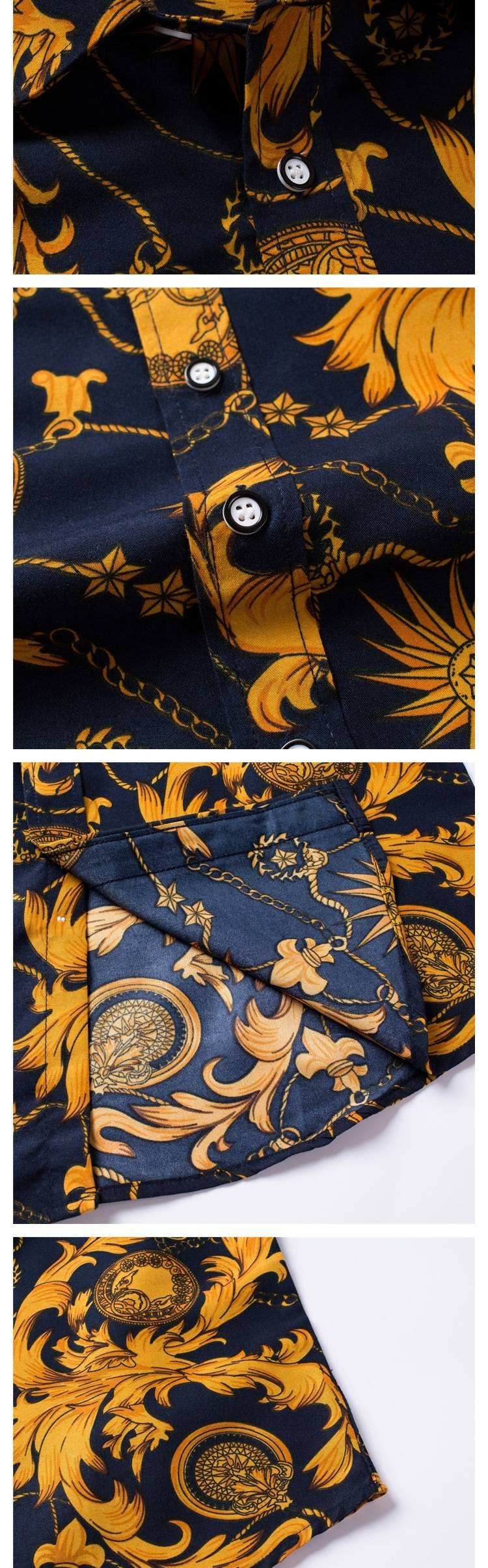 Primavera e autunno taglie forti uomo modello alla moda camicia a maniche lunghe sottile moda slim fit camicia a maniche lunghe uomini alla moda_voghion.com