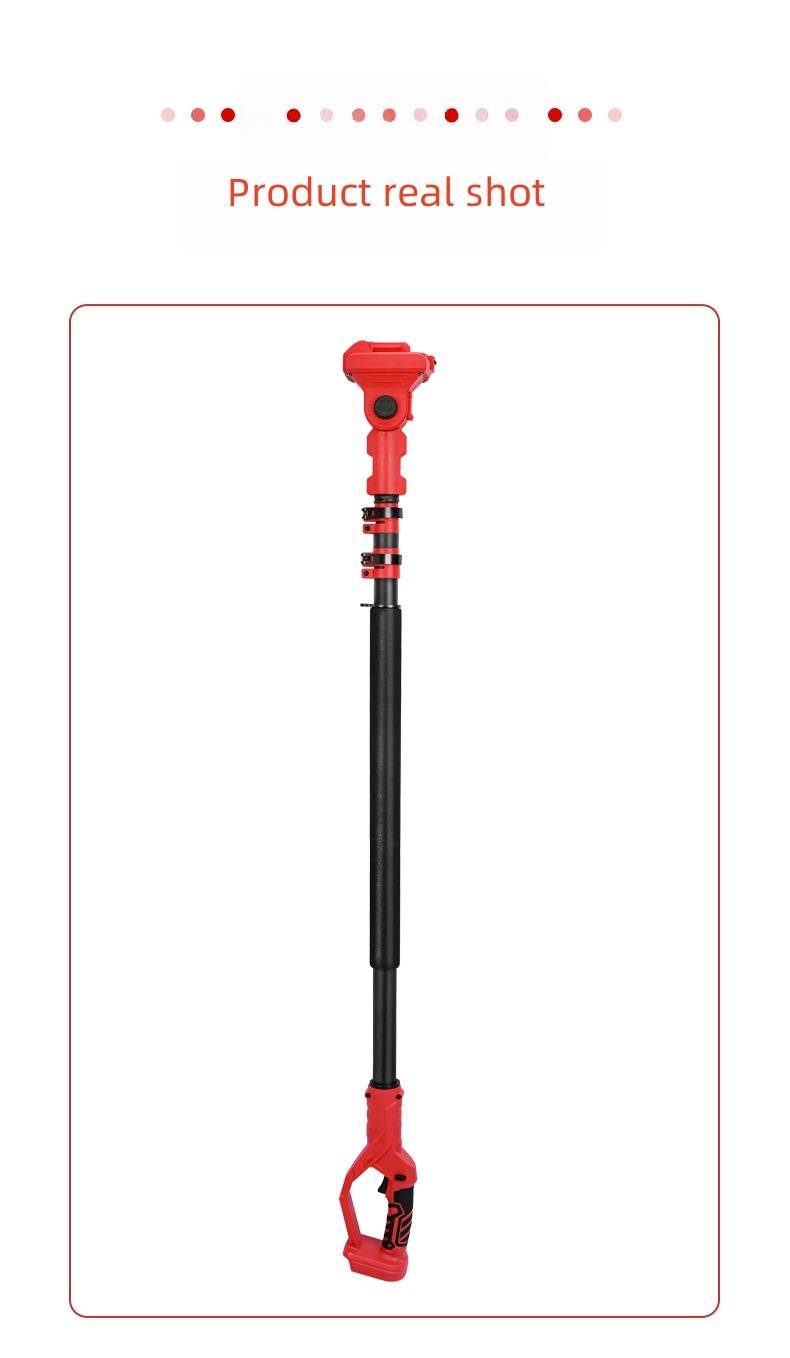 Cordless Telescopic Pole Pruner With Lithium Battery Long Reach Tree Trimmer For Garden, Hedge, Extendable Electric Chainsaw Pole Saw_voghion.com