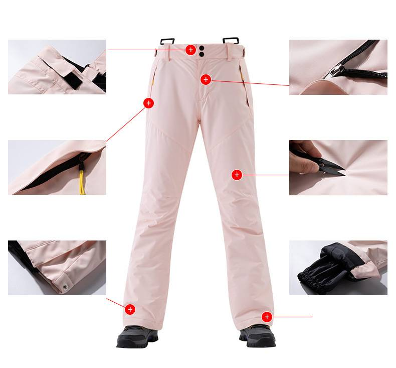 Men's Clothing Bib Ski Pants Men's Winter Ski Suit Outdoor Single Board Double Board Warm Thick Windproof Waterproof Pants Women_voghion.com