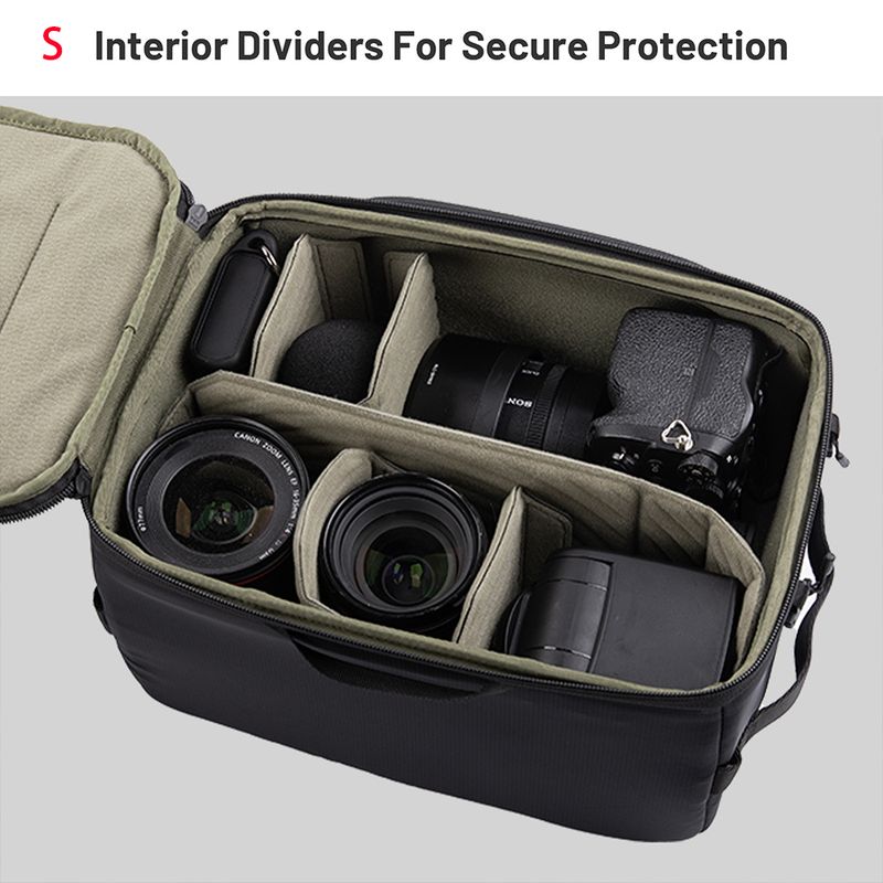 PGYTECH Camera Insert Bag XS S M Pouch For DSLR/SLR Lens With Thick Partition For Canon/Nikon/Sony/Mirrorless Cameras_voghion.com
