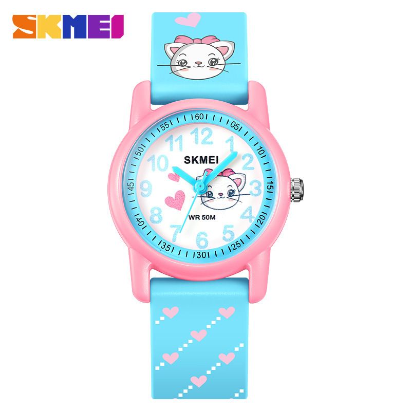 Timeless Beauty Student Edition Children's Waterproof Quartz Watch Ins Style Boys Girls Colorful Cartoon Wristwatch_voghion.com