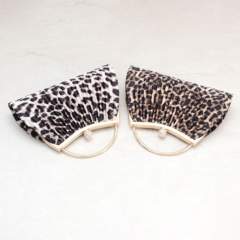 Cross-Mirror Socialite Party Chain Handbag Fashion Simple Light Pleated New Evening Clutch Bag_voghion.com