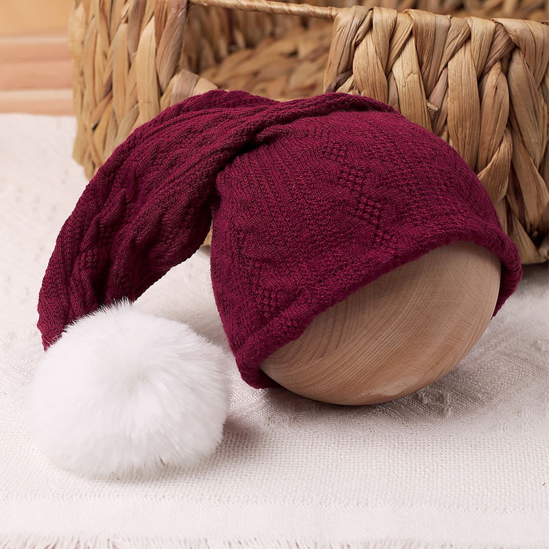 Ylsteed 2 pezzi set neonato servizio fotografico vestiti maglia neonato tuta con pompon cappello neonato fotografia props_voghion.com