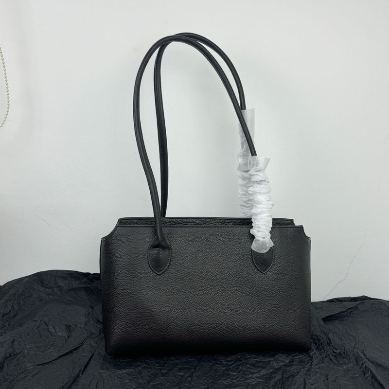 2024 Genuine Leather Simple Style Shoulder Senior Sensory Communication, Hardworking Handbag, Large Capacity Handbag_voghion.com
