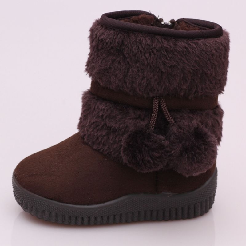 Mädchen Schnee Winter Bequeme Warme Kinder Lobbing Ball Dicke Kinder Herbst Nette Jungen Stiefel Prinzessin Schuhe_voghion.com