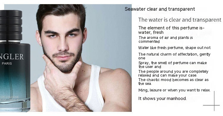 New Men's Perfume Continues to Be Light and Fresh, Men's Fragrance, Spray, Natural Cologne, Wood Fragrance for Students_voghion.com