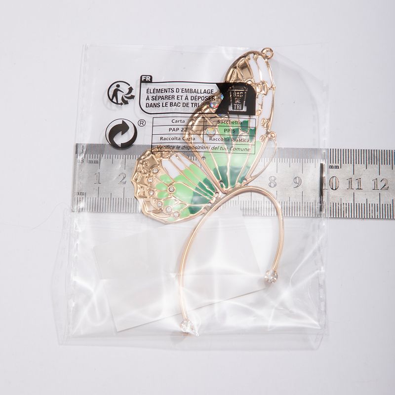 Gancio per elfo con gancio senza foro per orecchini a farfalla con ali di strass da donna, piccolo fermaglio per orecchio_voghion.com