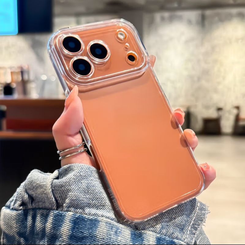 Transparent TPU Shockproof Protection Phone Case For IPhone 17 ProMax/17 Pro/1 /Air/16/15/14/13/12/11 - Clear_voghion.com