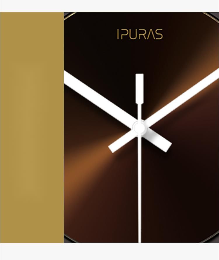 Yipula 7075 Luxury Living Room Modern Simple Elegant Creative Home Wall Clock_voghion.com