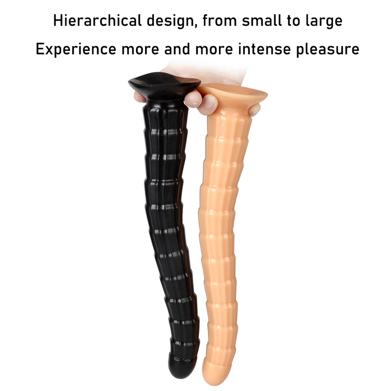 Dildos 35*5CM Überlänge Weiche Anal Plug Sex Spielzeug Gesunde Anal Dilatator Große mit Saugnapf Super lange Pha_voghion.com