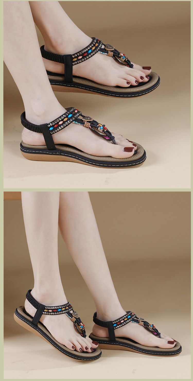 W676-2 New 2025 Toe-Post Rhinestone Sandals For Women Comfortable_voghion.com
