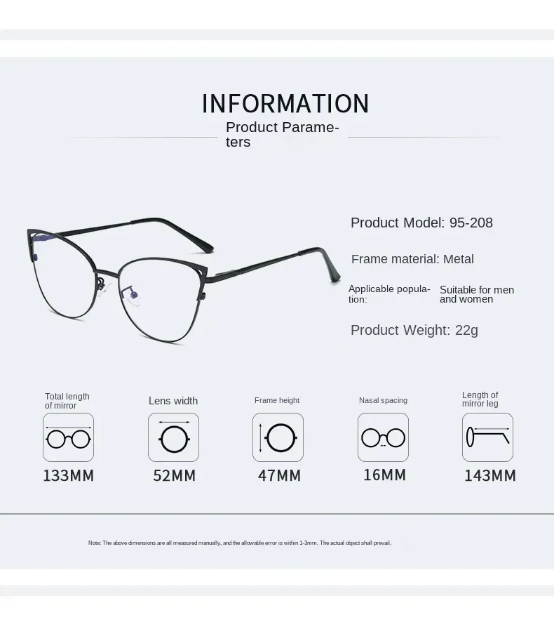 New Arrivals New Fashion Anti Blue Light Blocking Glasses Women Men Retro Cat Eye Frame Reading Computer Clear Lens Simple Female_voghion.com