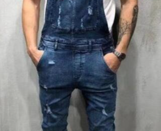 Miesten hihnahaalari Muoti Denim Housut Housut_voghion.com