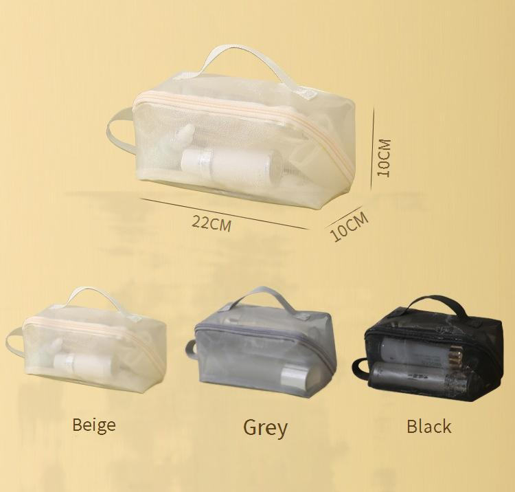 Storage Bags New Toiletry Travel Portable Mesh Large Capacity Cosmetic Bag_voghion.com